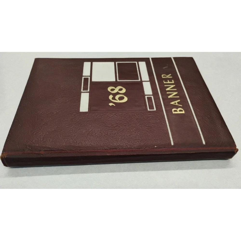 1968 Livermore Falls High School Andies THE BANNER Yearbook Maine